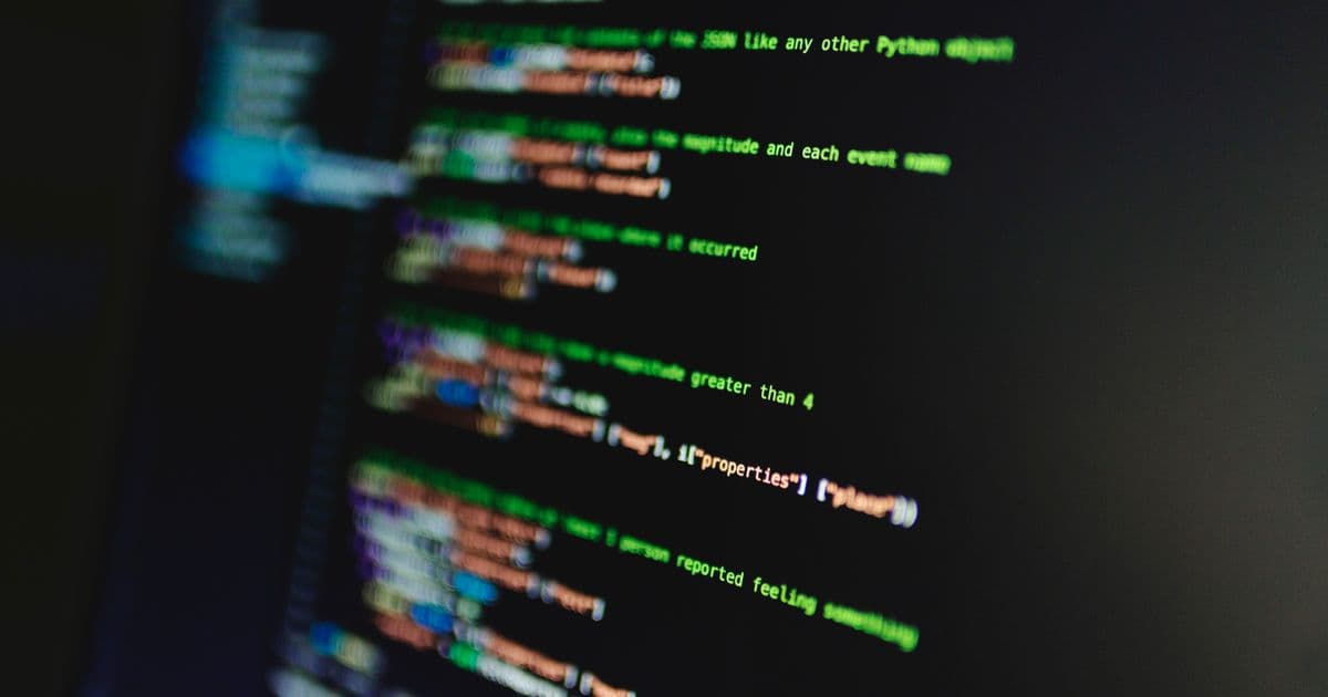 Python source code displayed on a dark computer screen